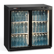 Commercial Bottle Cooler | Double Sliding Door Fridge | Bar Refrigerator | Gamko MG3/250SD