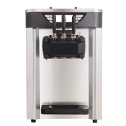 Commercial Ice Cream Machine | Table Top Soft Serve Machine | Twin Twist Flavour with Air Pump | Nice Ice NT15