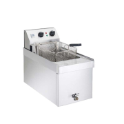 Commercial Single Tank Electric Fryer | Countertop Deep Fat Fryer | Single Basket | Parry NPSF9