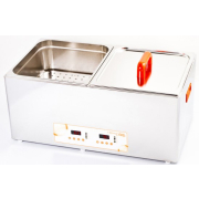 Commercial Duobath Deep Fat Fryer | Unstirred Digital Fryer | 14/14L Capacity | Clifton FLD-14/14 DK956