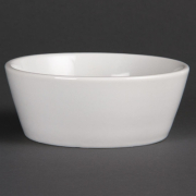 Sloping Edge Bowl | Whiteware Ceramic Bowl | 120mm | Olympia U163