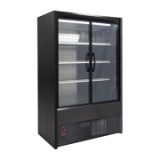 Commercial Multideck Display | Chilled Merchandiser | Black Hinged Doors | 1200mm | Zoin Cervinho UA055-120