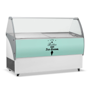 Commercial Ice Cream Display Freezer & Showcase, 454L Sliding Glass Lid | Elegante 454L