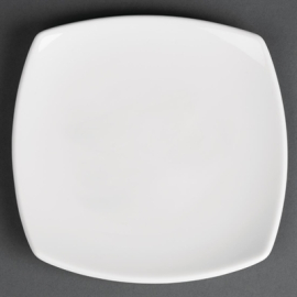 Square Plates | Porcelain Dinner Plates | 160mm | Royal Porcelain Kana CG079