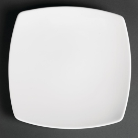 Square Plates | Porcelain Plates | 210mm Restaurant Tableware | Royal Porcelain Kana CG081