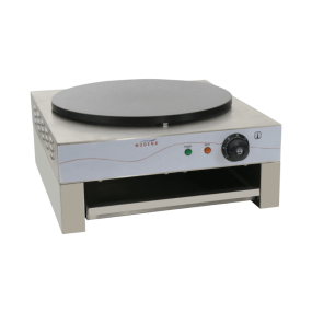 Commercial Electric Crepe Maker | Single Crepe Machine | Nonstick Cooking Surface | Modena ECL1