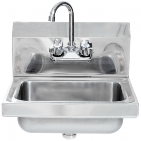 Commercial Hand Wash Basin | Sink With Tap | Stainless Steel Wall Mounted | Modena HW40