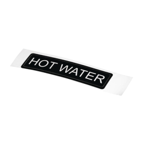 Adhesive Airpot Label | Hot Water Label | Self-Adhesive Beverage Identifier | K705