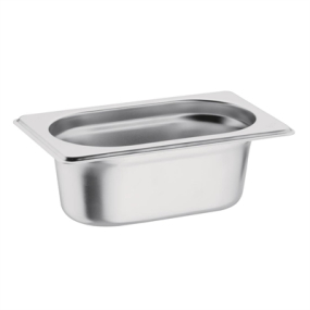 Stainless Steel Gastronorm Pan | 1/9 GN Container | 65mm Deep | Vogue K824