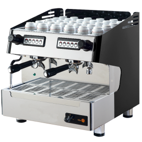 Commercial Espresso Coffee Machine | 2 Group Automatic Barista Machine | Temperature Control | Modena CM2