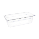 Vogue Polycarbonate 1/3 Gastronorm Container 100mm Clear U233