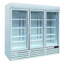 Commercial 3 Door Upright Freezer | Glass Door Display Freezer | 1400L Capacity | BestFrost GDF1400