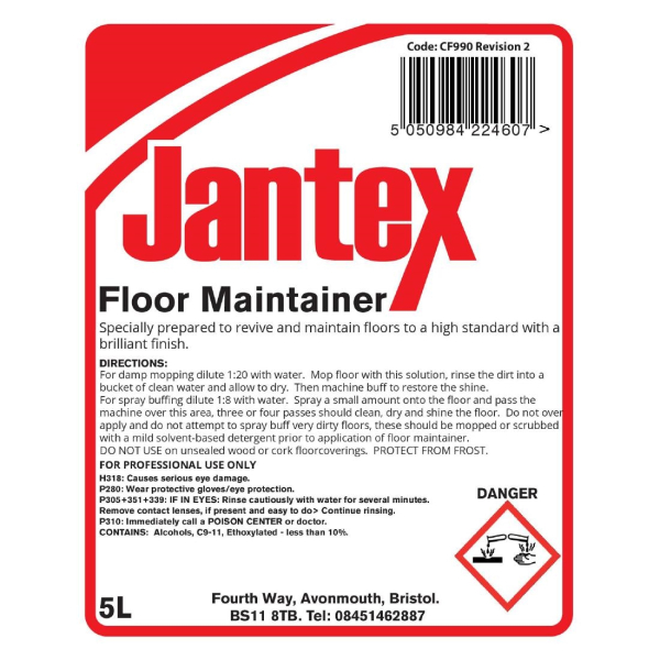 Jantex Floor Cleaner and Maintainer CF990