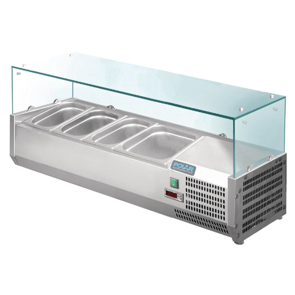 Polar Refrigerated Servery Topper 4 GN GD875