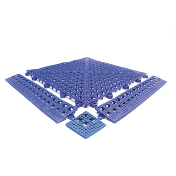 Coba Blue Corner Flexi-Deck Tiles GH603