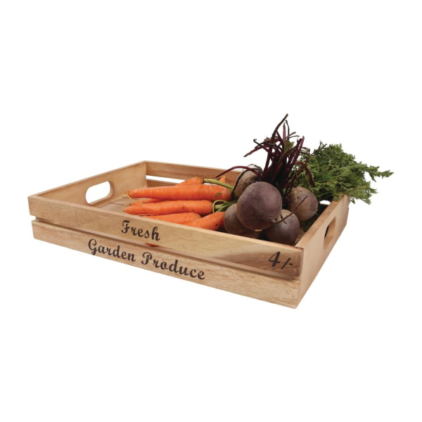 Large Rustic Fruit and Veg Crate GL067
