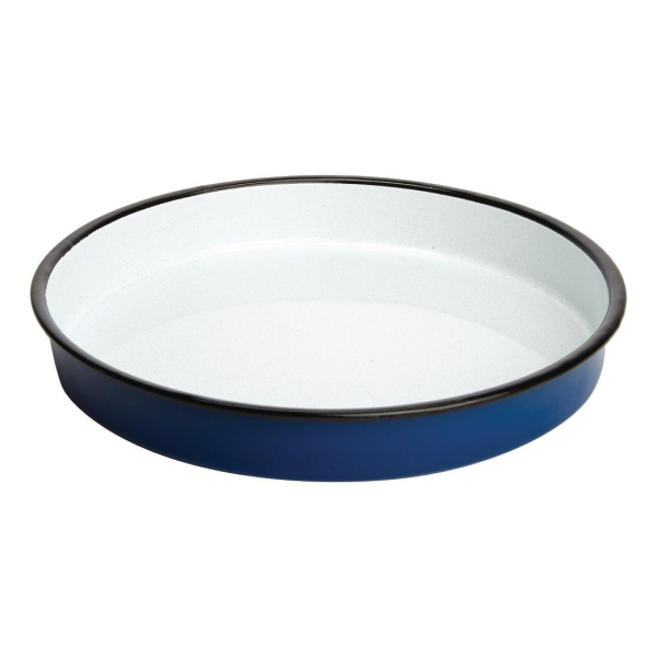 Olympia Enameled Steel Round Service Tray 320mm GM240
