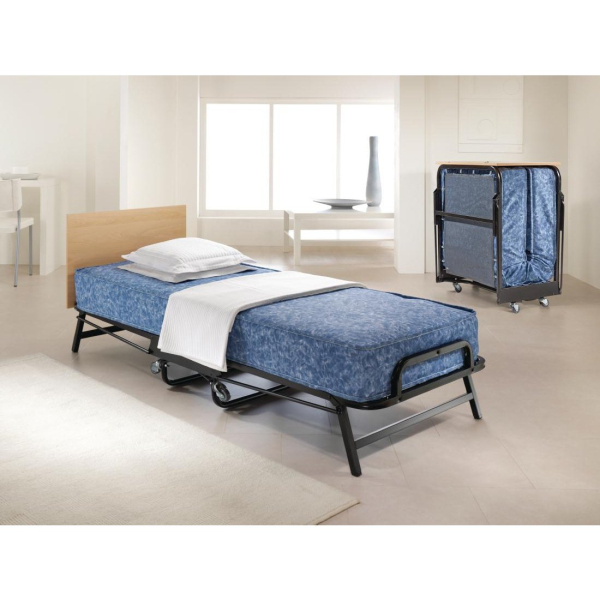 Jay-Be Contract Folding Bed with Water Resistant Mattress Single in Black Colour GR375
