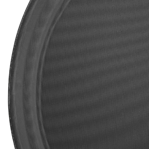Kristallon Fibreglass Round Non-Slip Tray Black 280mm J845