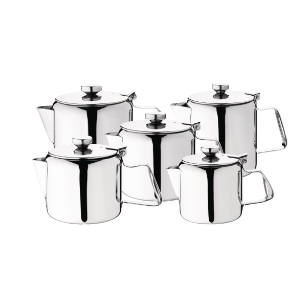 Olympia Concorde Stainless Steel Teapot 410ml K677