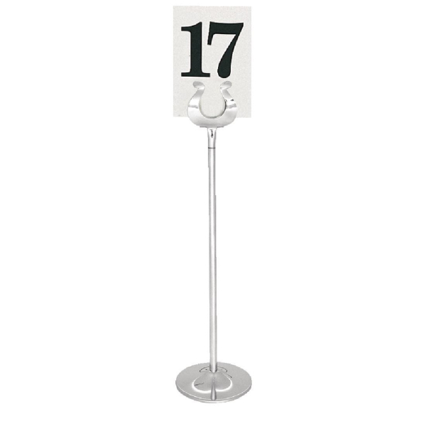 Stainless Steel Table Number Stand 255mm W621