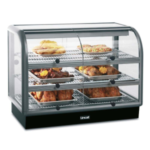 Lincat C6H_100S Seal 650 Series Counter-top Curved Front Heated Merchandiser - Self-Service 