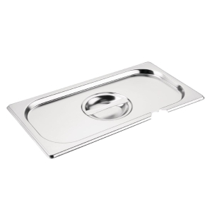 Vogue Stainless Steel 1/3 Gastronorm Notched Lid CB173