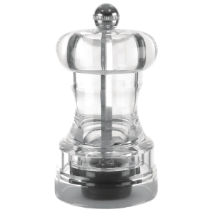 Acrylic Salt and Pepper Mill 102mm CE318