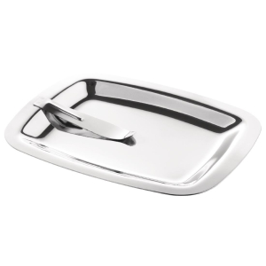 Olympia Square Stainless Steel Tip Tray With Bill Clip CM759