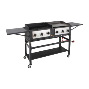 Buffalo 6 Burner Combi BBQ Grill and Griddle CP240
