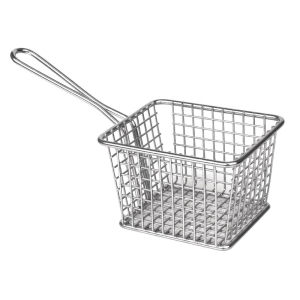 Olympia Chip basket Square with handle Large GG867