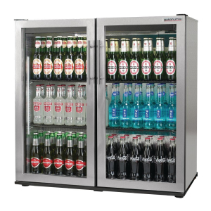 Autonumis Popular Double Hinged Door 3Ft Back Bar Cooler Stainless Steel A215182