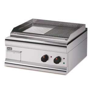 Lincat GS7_R Silverlink 600 Electric Counter-top Griddle - Half-Ribbed Plate 