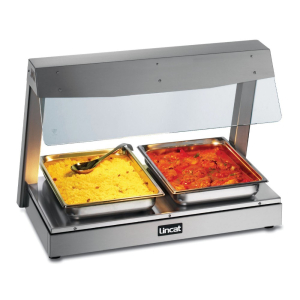 Lincat LD2 Seal Counter-top Heated Display with Gantry - 2 x 1/1 GN 