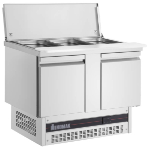 Inomak 2 Door GASTRONORM Saladette WITH CUTTING BOARD 232L BSV77