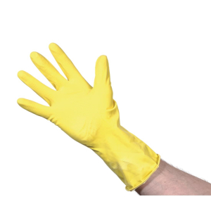Jantex Latex Household Gloves Yellow Small CD793-S