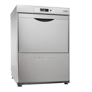 Classeq G500 Duo WS Glasswasher - G500DUOWS with Drain Pump & Integral Water Softener.  1000 Pint Glasses Per Hour.