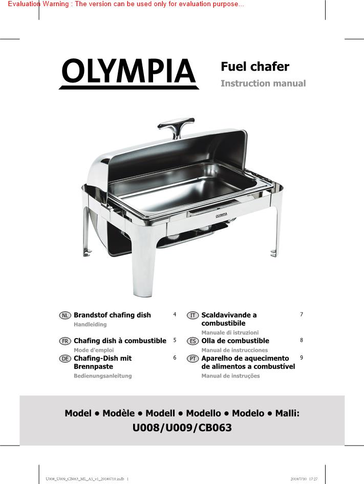 Olympia CB063 Manual