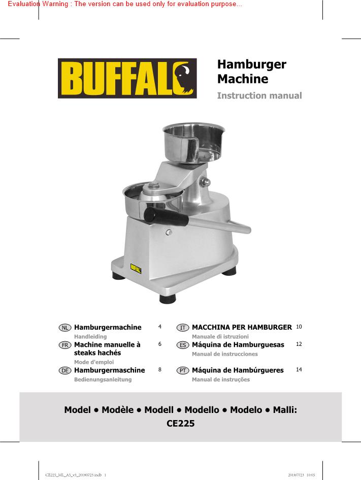Buffalo CE225 Manual