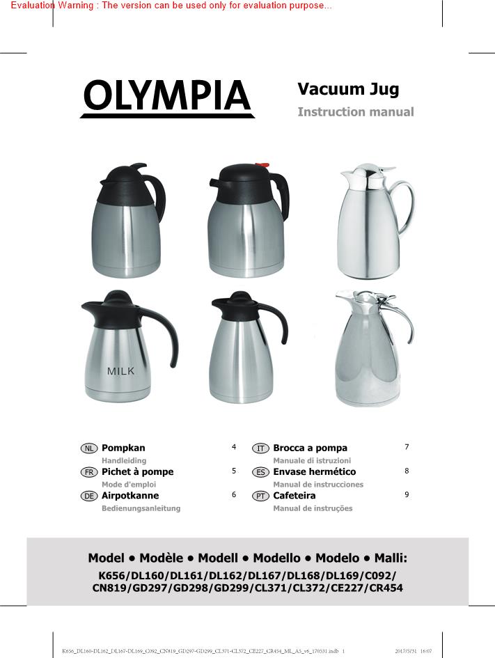 Olympia CE227 Manual